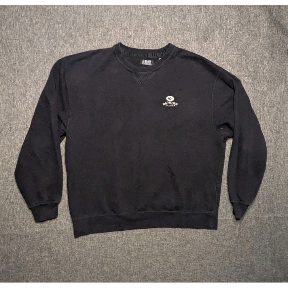 BANDON DUNES GOLF RESORT Men's L Gear For Sports Black Logo Cotton Sweatshirt